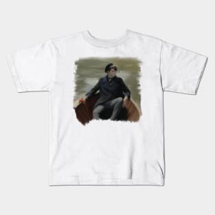 Joseph on a boat. Kids T-Shirt